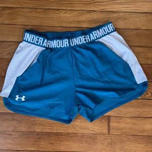 Underarmor shorts. Blue